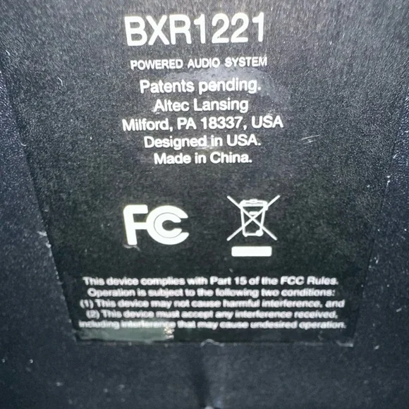 Altec Speakers With Woofer Complete Computer Sound System - Picture 5 of 9